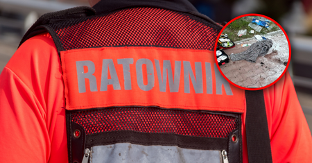 Płonął na jego oczach. Piszą o tym, co zrobił ratownik
