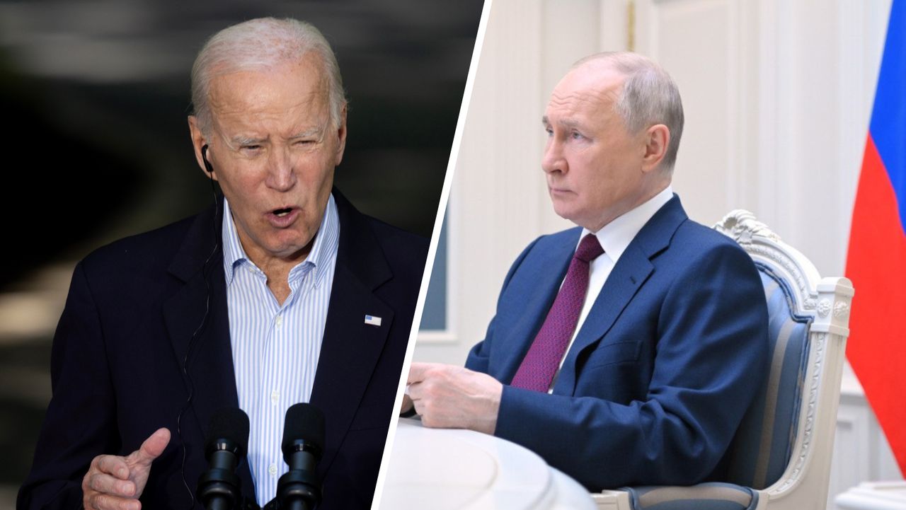 Joe Biden and Vladimir Putin