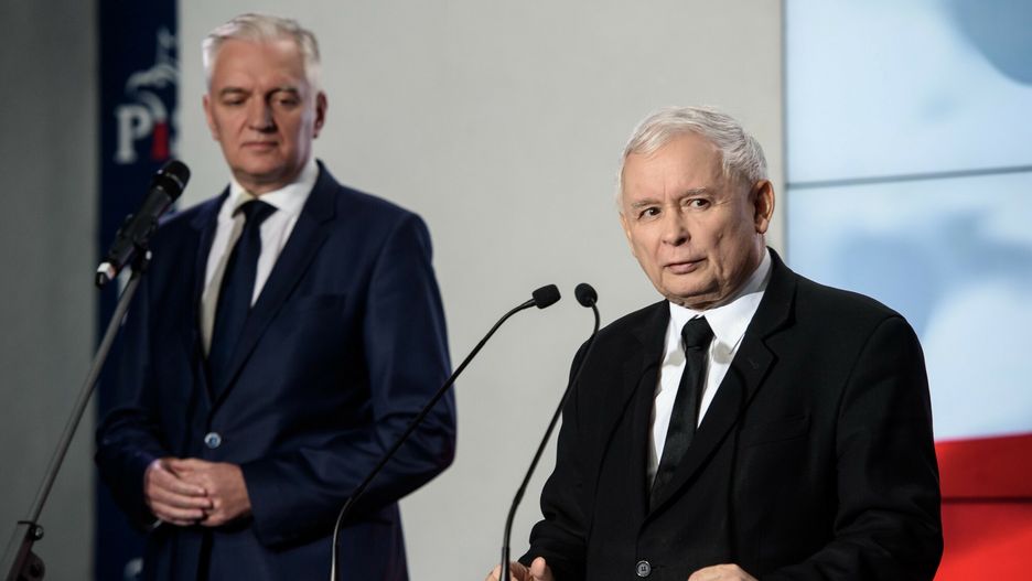 Rekonstrukcja rządu. PiS ma kandydata na następcę Jarosława Gowina? Na zdjęciu wicepremier Jarosław Kaczyński z byłym koalicjantem Jarosławem Gowinem 