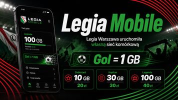 Legia Warszawa uruchomiła własną sieć komórkową. Tak działa Legia Mobile