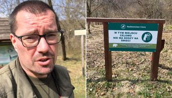 Zlikwidowali kosze. Pojawiły się tabliczki. "Celowo"