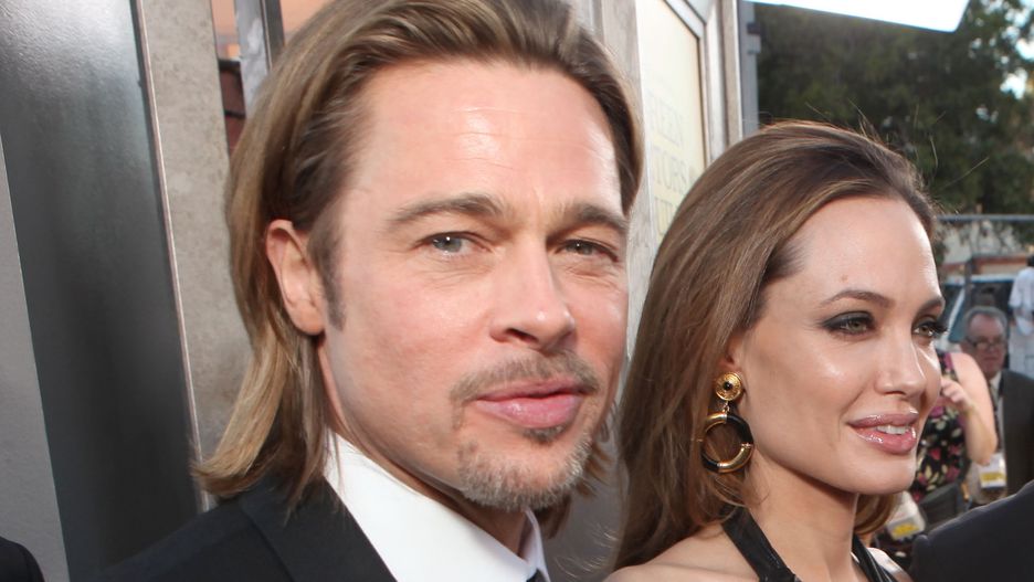 SUNDAY, JANUARY 29, 2012:  Brad Pitt and Angelina Jolie at the 18th Annual Screen Actors Guild Awards held at the Shrine Auditiorium on January 29, 2012 in Los Angeles, California. (Photo by Eric Charbonneau/Getty Images for People Magazine)