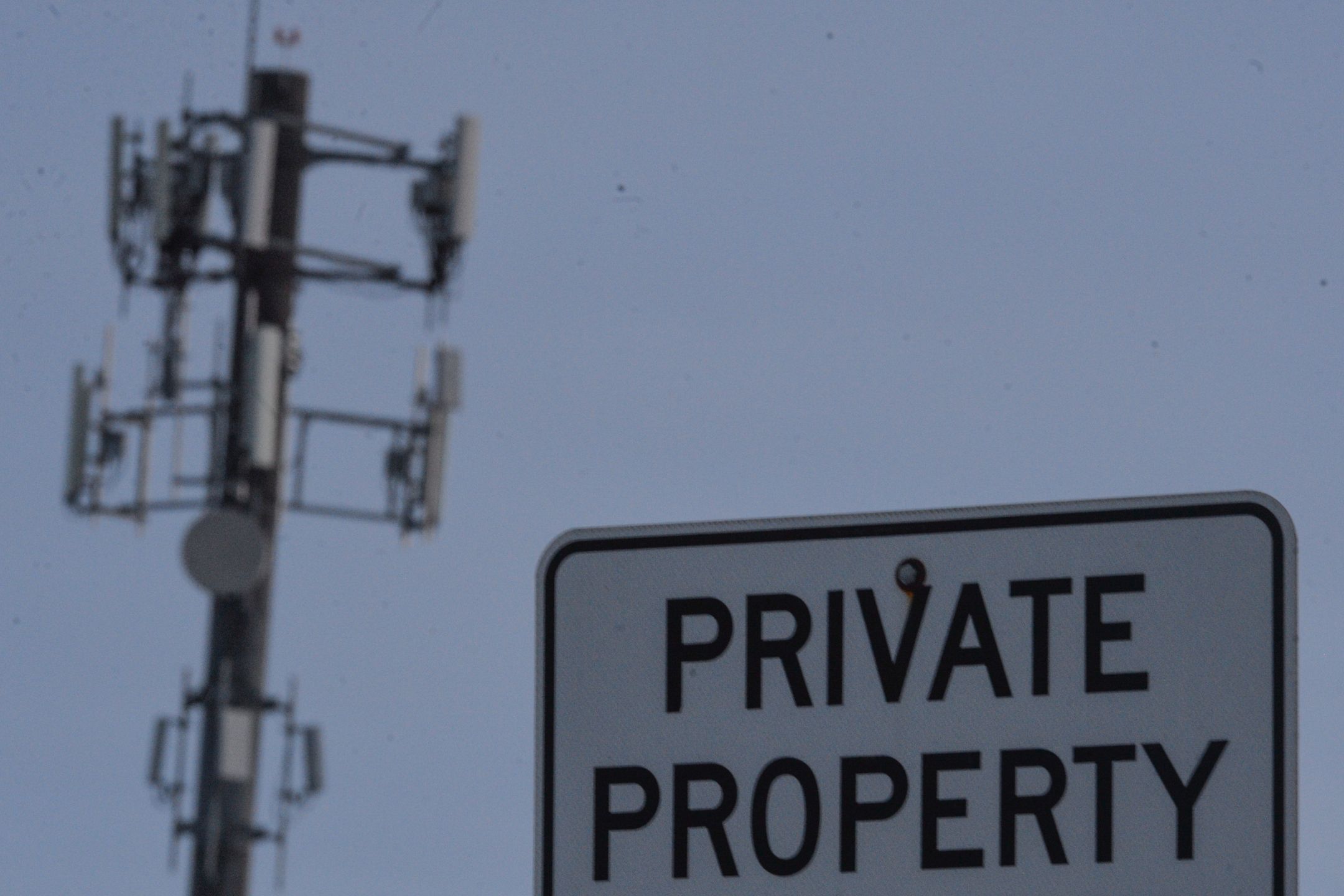 5G antenna seen in South Edmonton. On Thursday, January 20, 2021, in Edmonton, Alberta, Canada. (Photo by Artur Widak/NurPhoto via Getty Images)