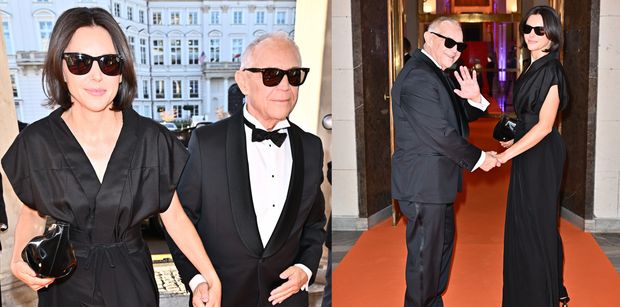 Rzadki widok: Marek Kondrat bryluje na salonach z MŁODSZĄ O 38 LAT ŻONĄ. Antonina Turnau zadała szyku na premierze "Lalki" (ZDJĘCIA)
