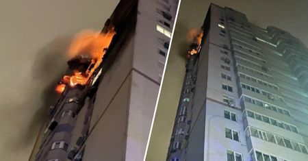 Dron uderzył w centrum Kijowa. Są zabici i ranni