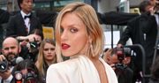 Zjawiskowa Anja Rubik świeci łopatkami na czerwonym dywanie Festiwalu Filmowego w Cannes (ZDJĘCIA)