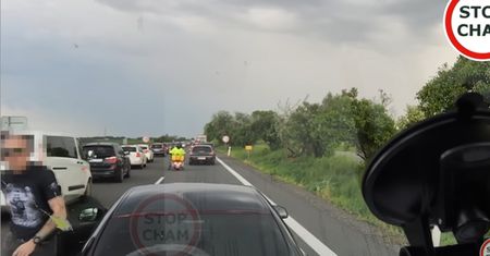 Skandaliczne zachowanie kierowcy BMW. Został nagrany
