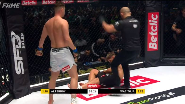 Sebastian Fabijański walczy na Fame MMA