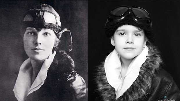 Fotograficzny prezent mamy dla córki: 5-latka w rolach słynnych kobiet 1