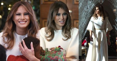 Melania Trump z dziećmi dekoruje Biały Dom na Boże Narodzenie (ZDJĘCIA)