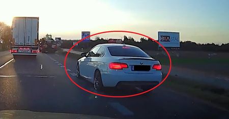 "Typowy kierowca BMW". Nagranie z polskich dróg