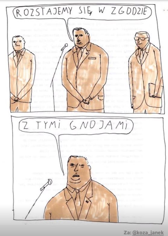 Rozpad PiS - memy