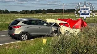 Kluczbork: Syrena zderzyła się z hyundaiem. Dwie osoby nie żyją