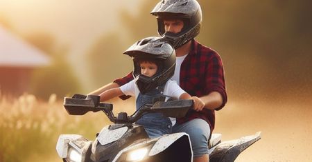 9- latka prowadziła quada z pijanym pasażerem. Miał blisko 2,5 promila alkoholu we krwi