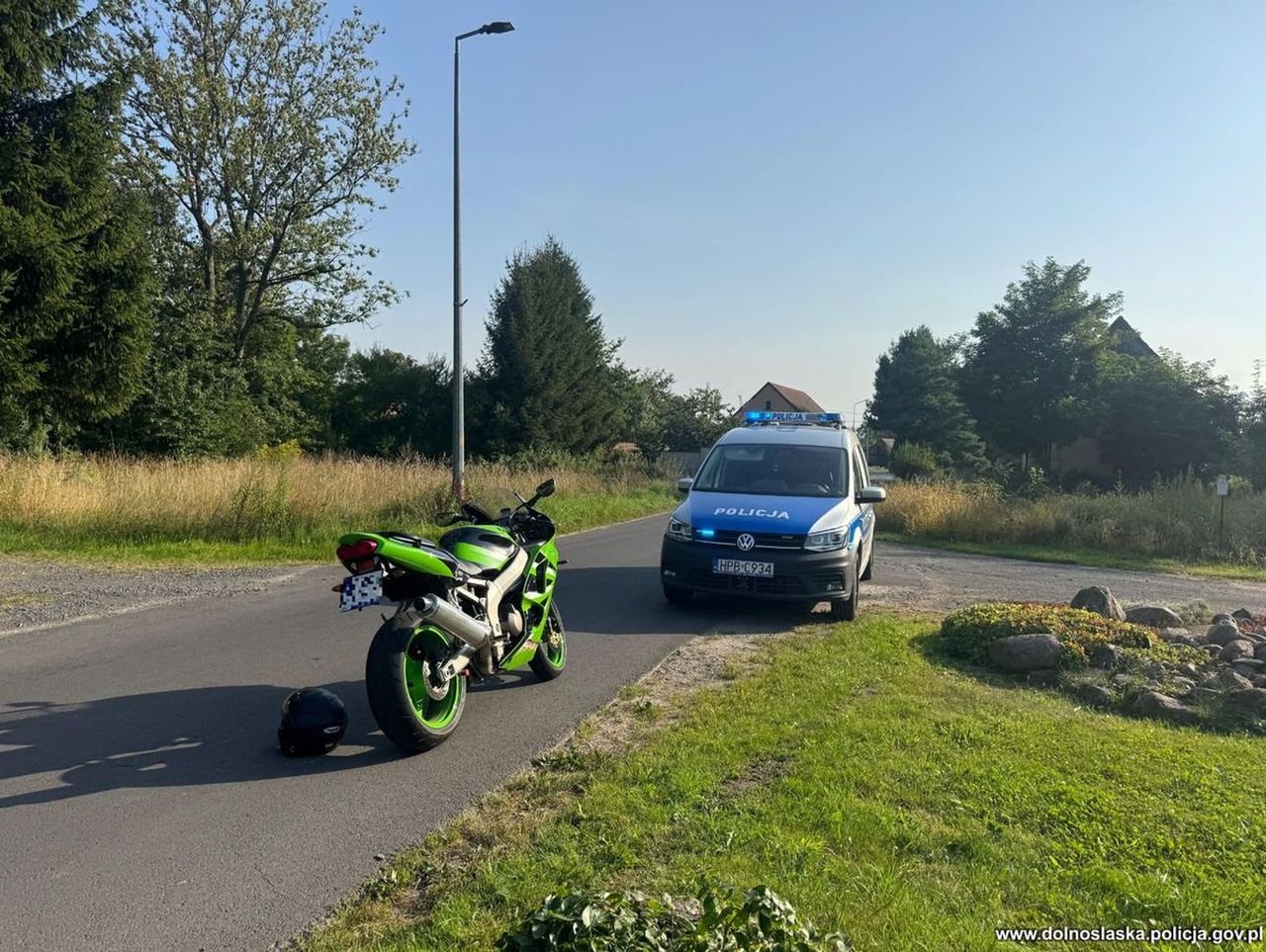 Zgorzelec: Motocyklista uciekał policji. Na liczniku miał nawet 220 km/h