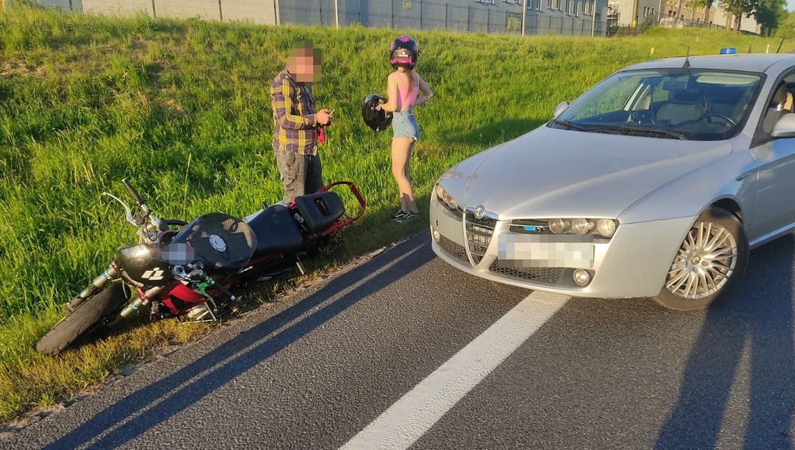 Motocyklista dostał 7 mandatów na raz