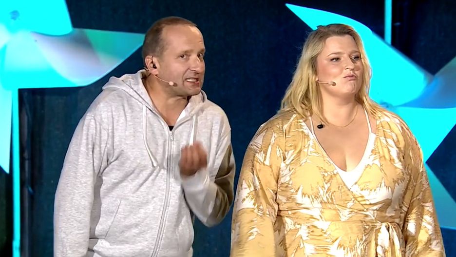 Robert Górski i Marta Podobas podczas drugiego dnia Earth Festival 2023