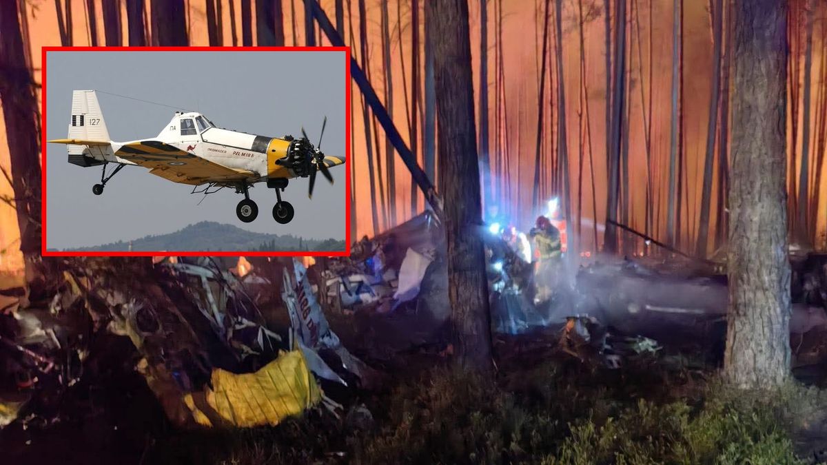 Samolot Dromader się rozbił. Pilot nie żyje