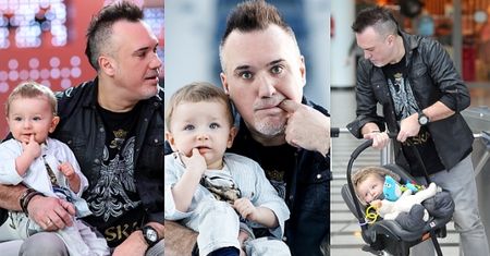 Szymon Wydra pozuje z synem w "Pytaniu na śniadanie" (ZDJĘCIA)