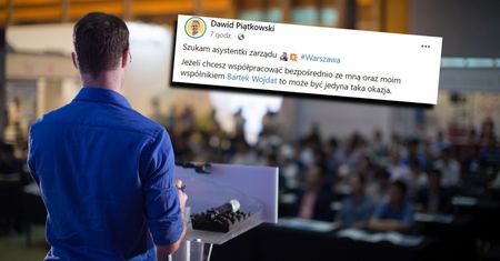 Znany coach oferuje pracę. Pełna dyspozycyjność za zero zł miesięcznie