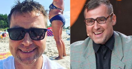 Komik z kabaretu Paranienormalni "NABIJA SIĘ" z kobiety na plaży, pozując na jej tle? "Piękne widoki, aż żal wyjeżdżać"