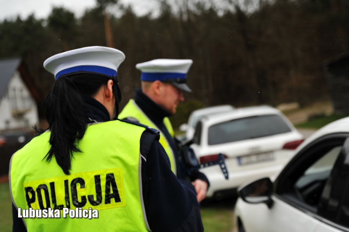 Cały sprzęt na jednej drodze. Lubuska policja prowadziła akcję na krajowej "dwunastce"