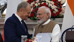 Tusk na spotkaniu z Modim: świat patrzy z zazdrością