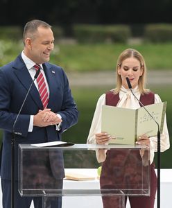 Tym fragmentem Nawrocka rozbawiła publiczność. Prezydent podchwycił