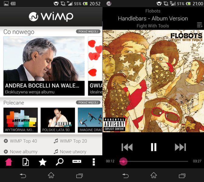Spotify, Deezer czy WiMP na smartfonie? Co wybrać? 8