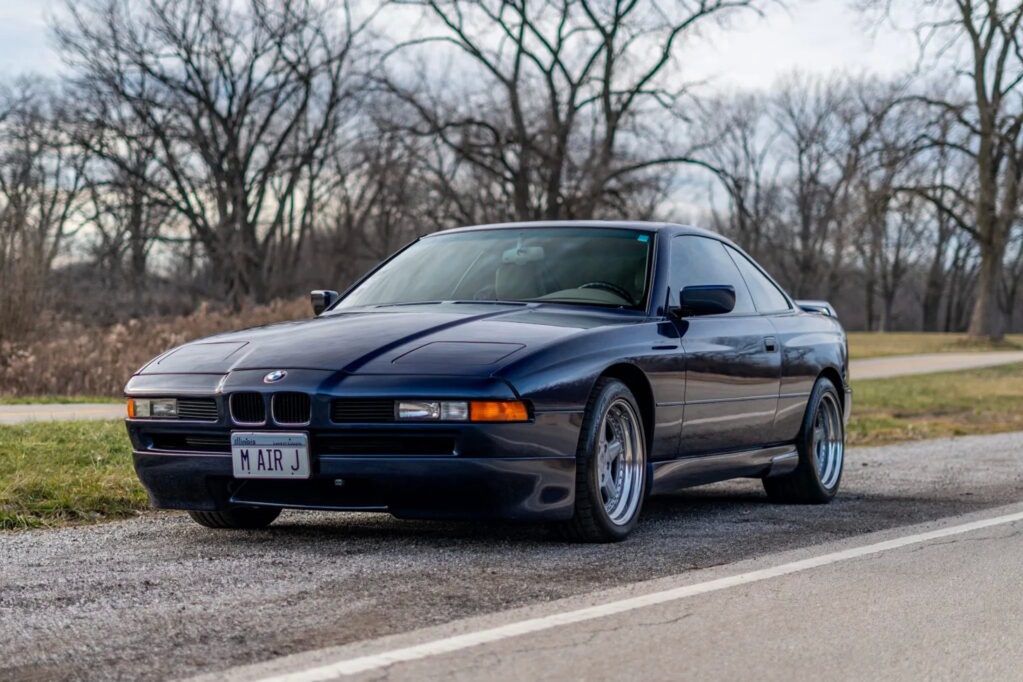 BMW 850i, which once belonged to Michael Jordan.