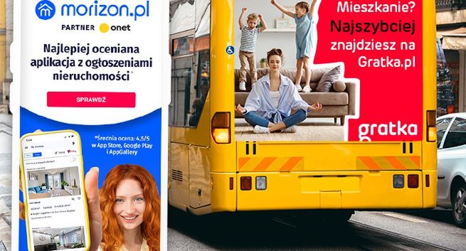 Morizon.pl i Gratka.pl ruszają z kampaniami reklamowymi: internet, radio i outdoor