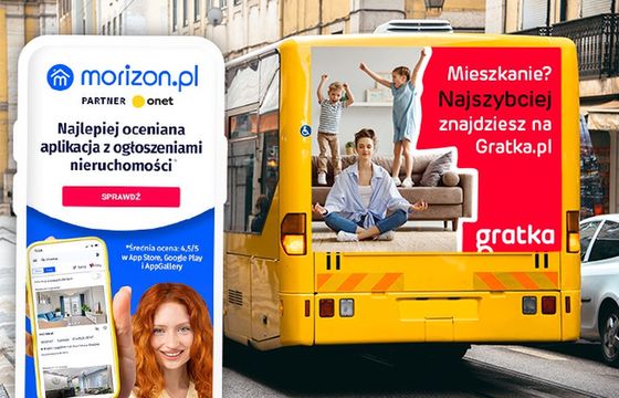 Morizon.pl i Gratka.pl ruszają z kampaniami reklamowymi: internet, radio i outdoor