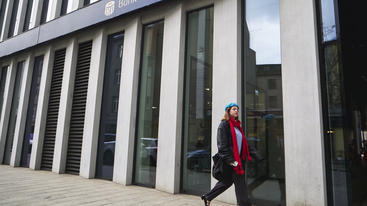 A PKO Bank Polski SA branch in Wroclaw, Poland, on Tuesday, March 5, 2024. The Polish national bank, also known as Narodowy Bank Polski (NBP), will announce rates on March 6. Photographer: Bartek Sadowski/Bloomberg via Getty Images