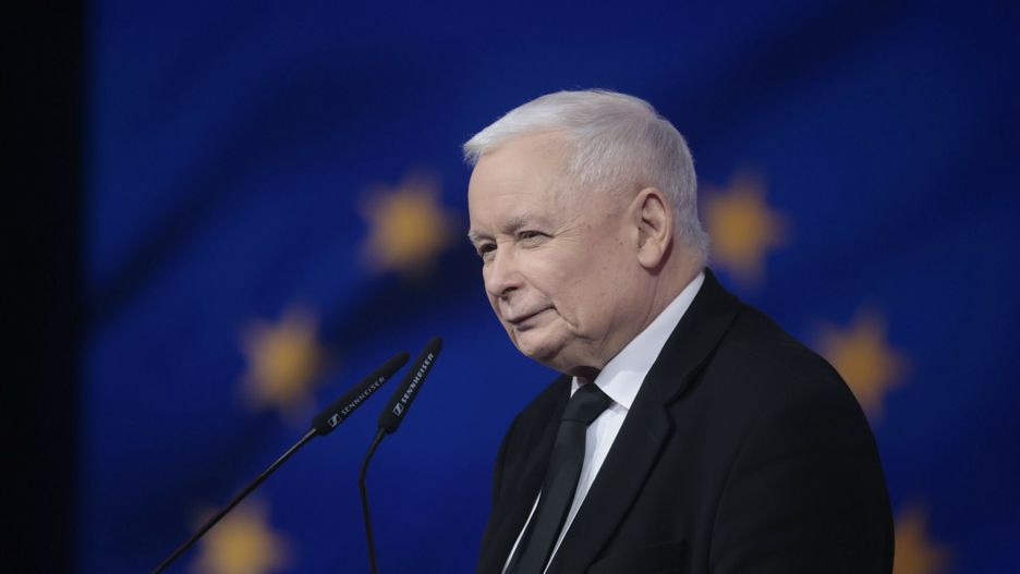 Konferencja PiS Bia?o-Czerwoni
27.04.2024 Warszawa Konwencja PiS Fot. Hornet/REPORTER
N/z: Jaroslaw Kaczynski
Hornet/REPORTER