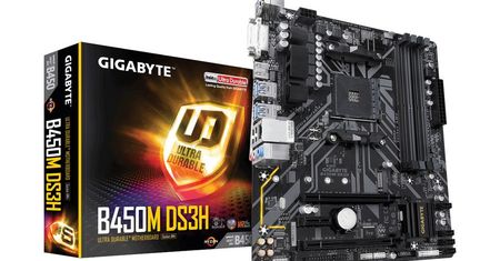 Gigabyte B450M DS3H - niedroga płyta z chipsetem AMD B450
