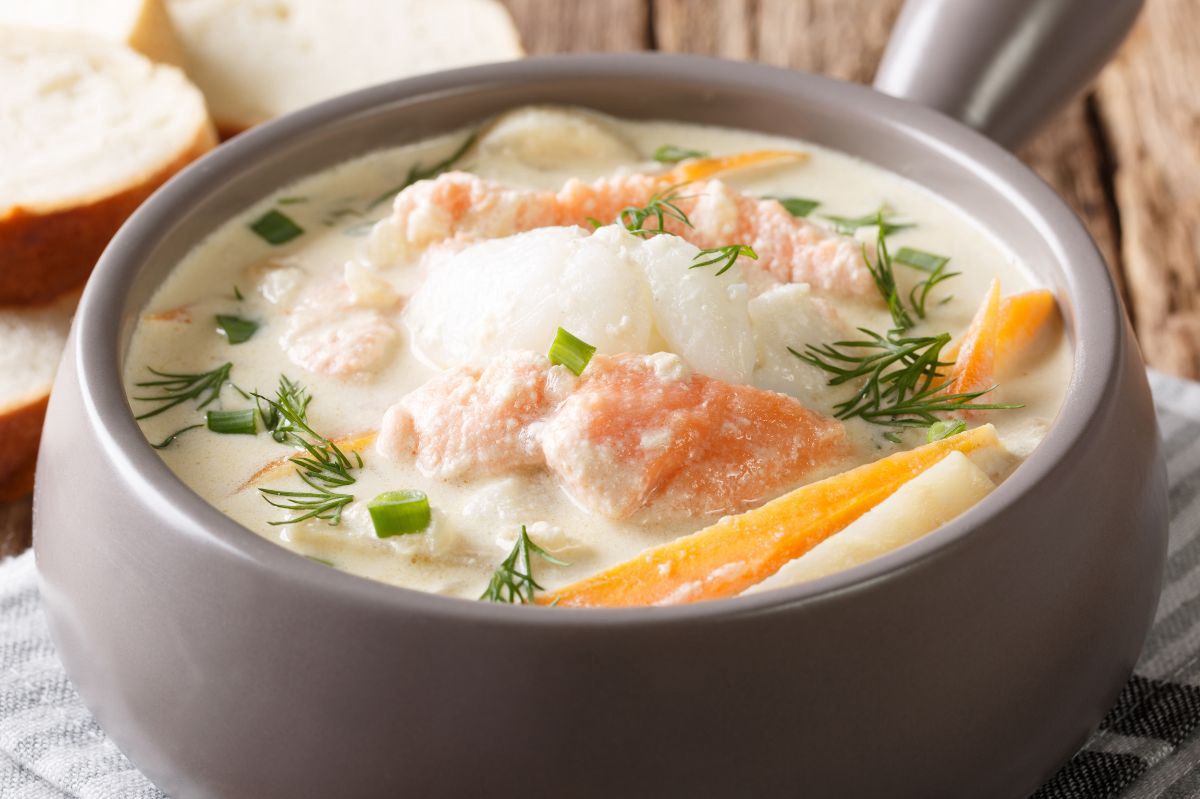 W święta serwuję norweską zupę rybną. Każdy czeka na nią z utęsknieniem