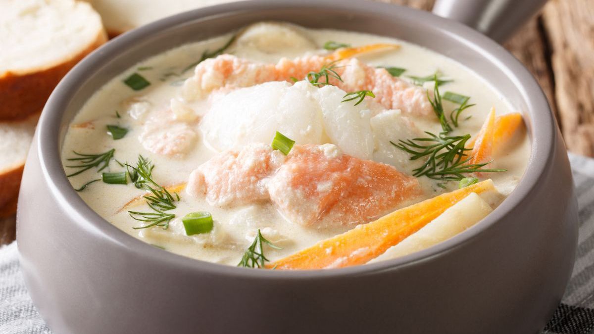 Norweska zupa rybna - Pyszności