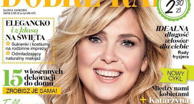 Katarzyna Dowbor z rubryką w miesięczniku „Dobre Rady”