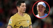 Iga Świątek niczym Robert Lewandowski. Jest reakcja piłkarza