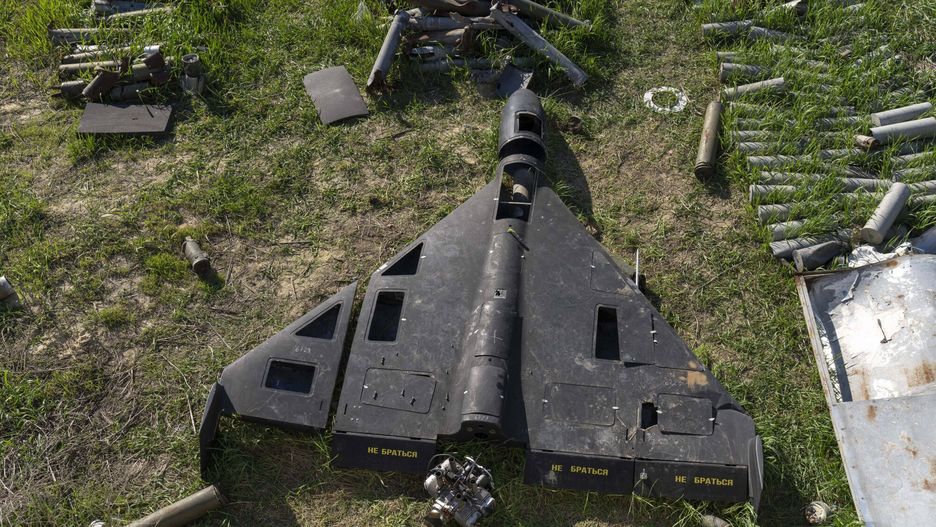 Cmentarzysko amunicji w Charkowie, wśród niej Shahed