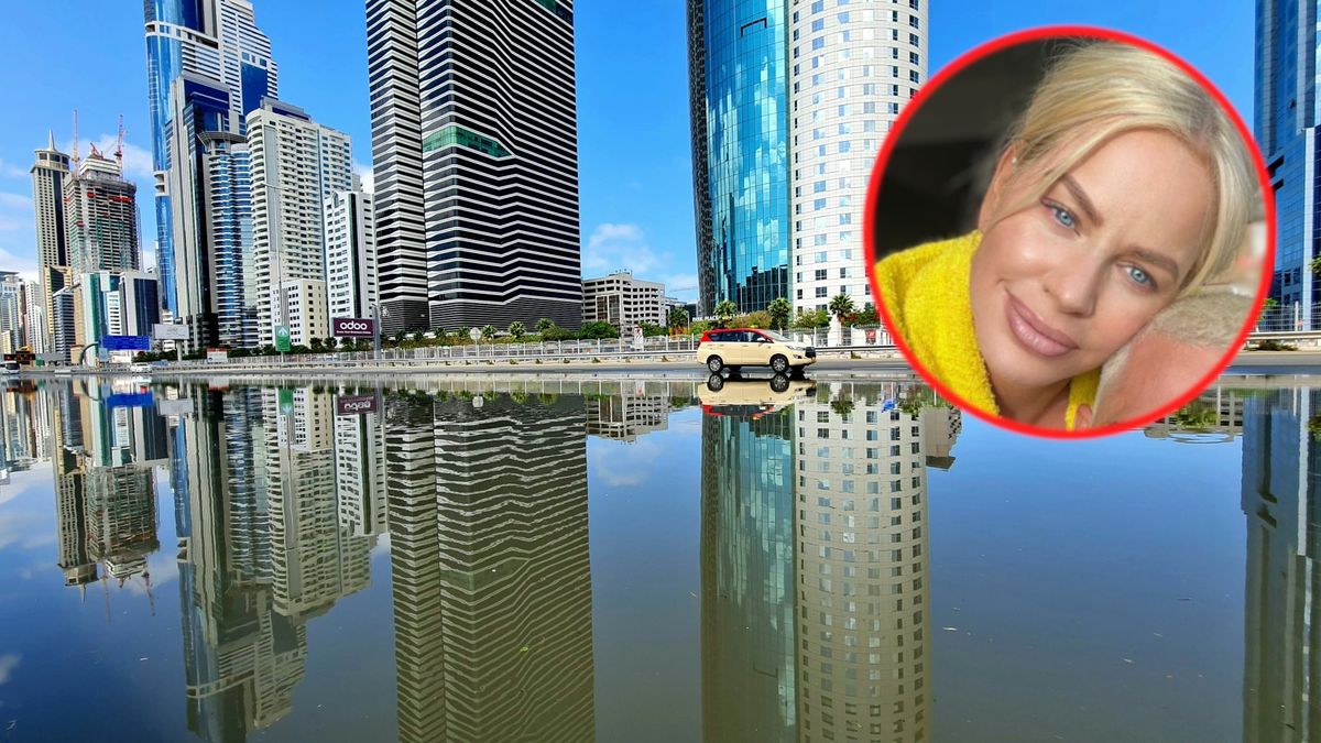 Znana z reality-shows Brytyjka opowiada o swoich przeżyciach z powodzi w Dubaju.