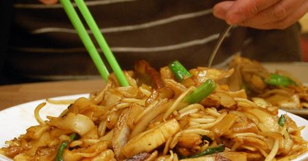 Chow mein z warzywami (bez mięsa i makaronu)