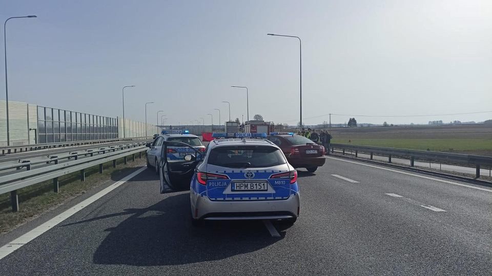 Eksperci komentują okoliczności wypadku z udziałem Gersdorf na trasie S8. Fot. KPP w Zambrowie