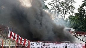 Kibice i oprawy podczas 15. kolejki