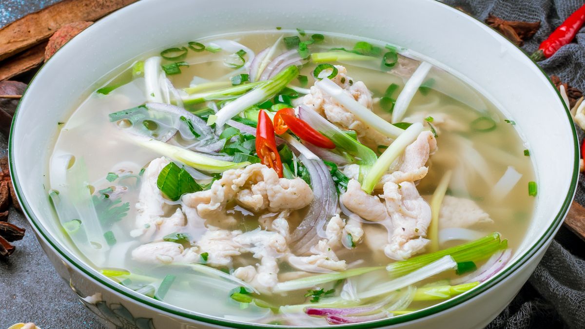 Aromatyczna, azjatycka zupa