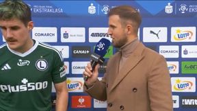 "Pan meczu nie oglądał". Gwiazdor Legii pokłócił się z dziennikarzem