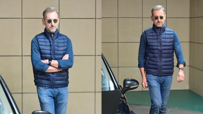 Piotr Kraśko z fanami pod studiem "Dzień Dobry TVN"