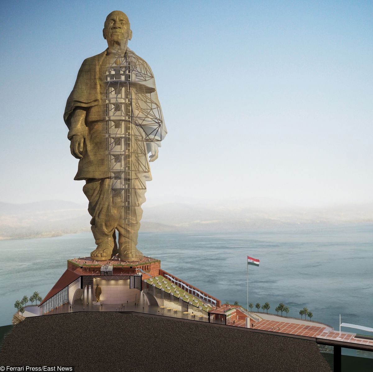 Powstaje największy pomnik na świecie. Będzie dwa razy wyższy od Statuy Wolności