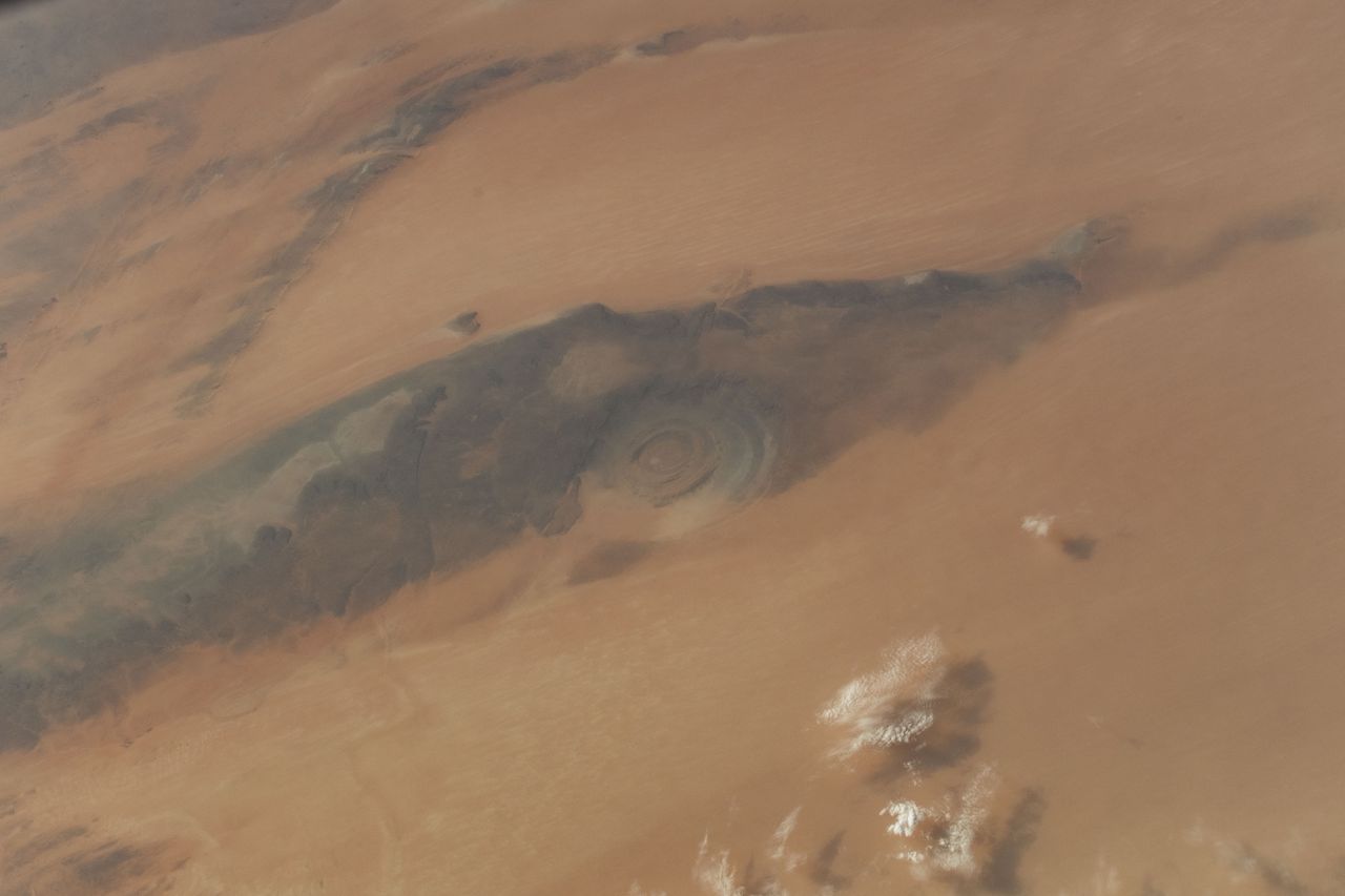 Photos from ISS reveal the enigmatic Eye of the Sahara