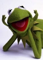 Jason Segel z Muppetami i zespołem Queen